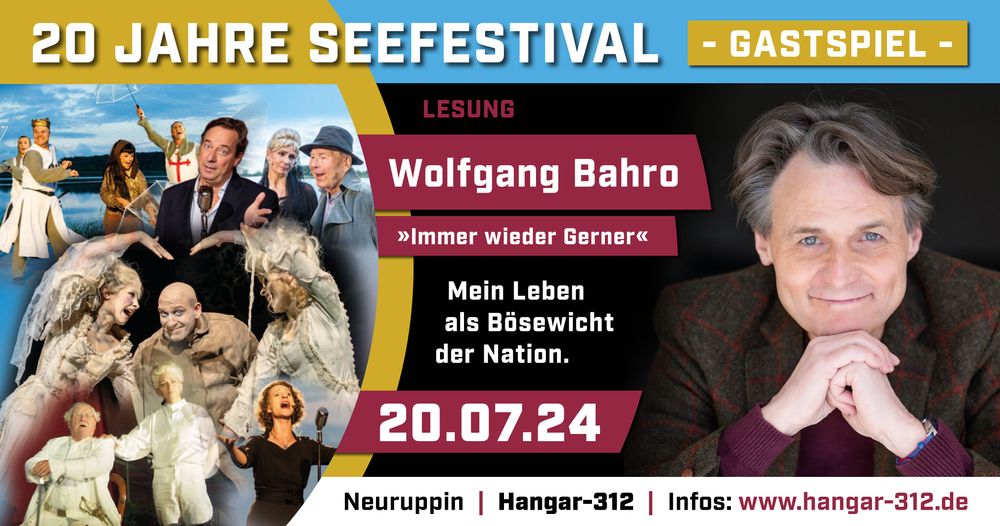 Seefestival präsentiert: Wolfgang Bahro  
