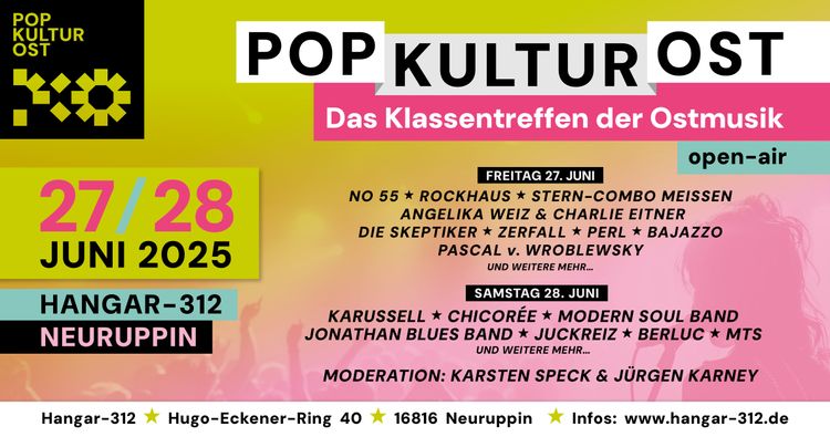 PopKulturOst - Klassentreffen der Ostmusik