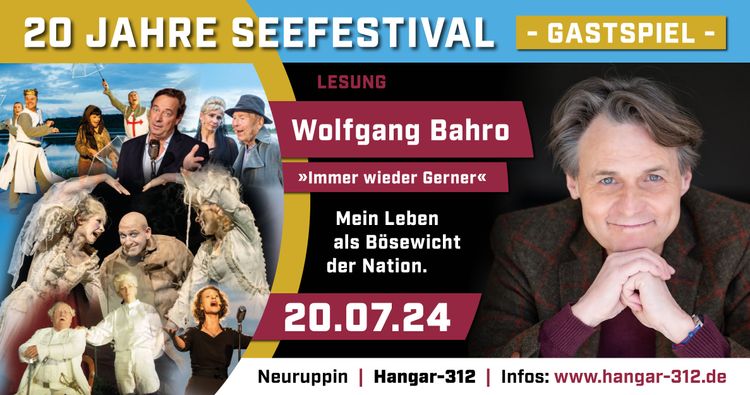Seefestival präsentiert: Wolfgang Bahro  