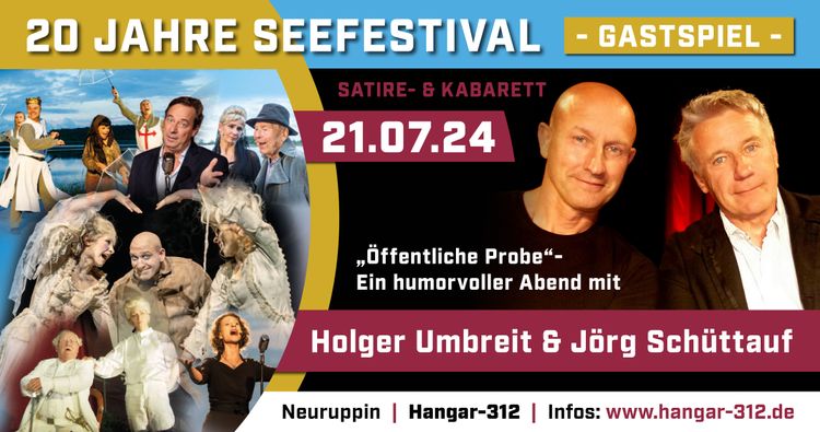 Seefestival präsentiert: Jörg Schüttauf und Holger Umbreit