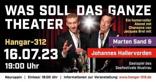 Was soll das ganze Theater - Sonntag